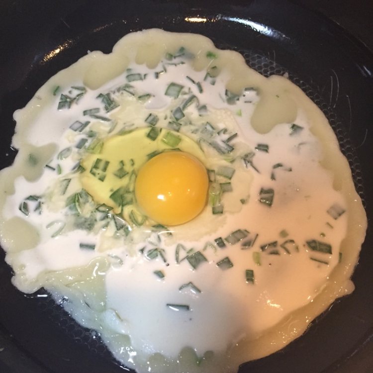火腿鸡蛋饼步骤6