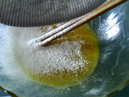 茼蒿蛋糊饼步骤4