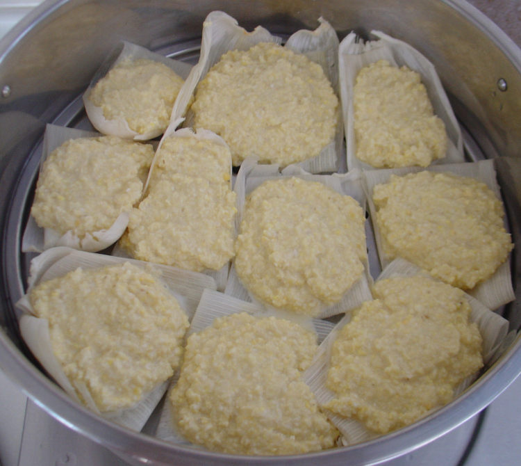 蒸玉米饼步骤6