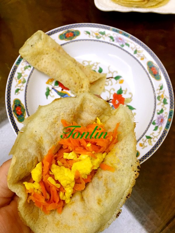 蔬菜卷饼步骤7