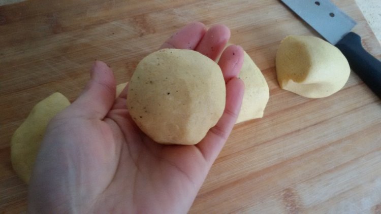 黑糖芝麻玉米煎饼步骤6