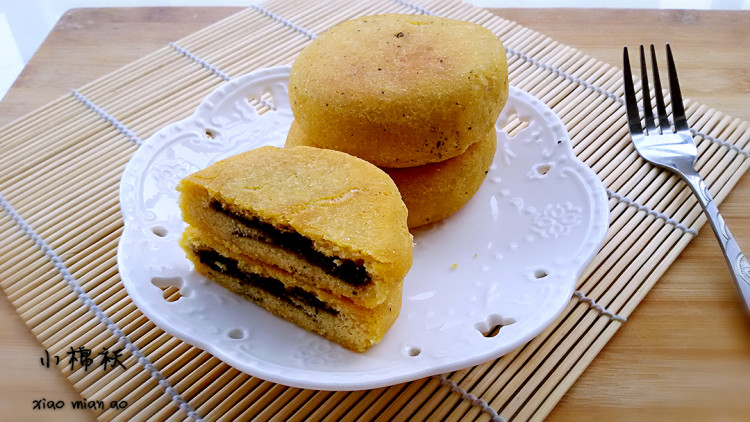黑糖芝麻玉米煎饼步骤9