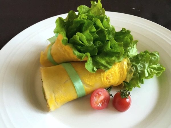 鸡蛋火腿蔬菜卷步骤7