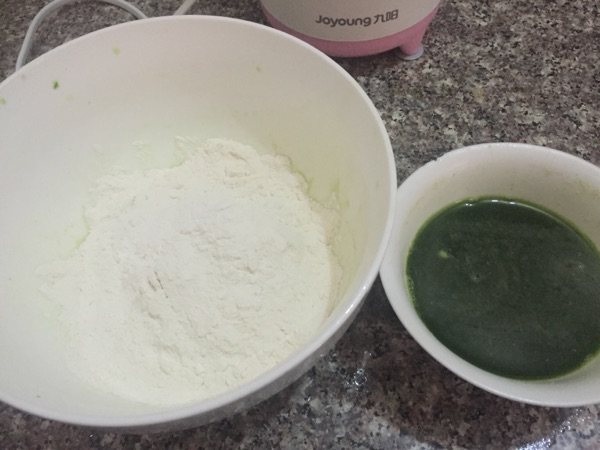 菜心薄饼步骤2