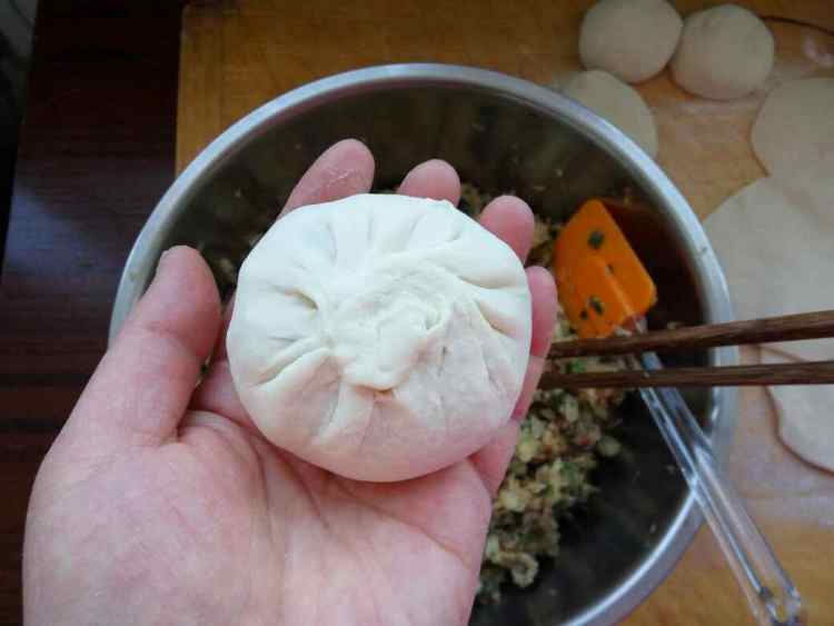 大白菜韭菜馅饼步骤11