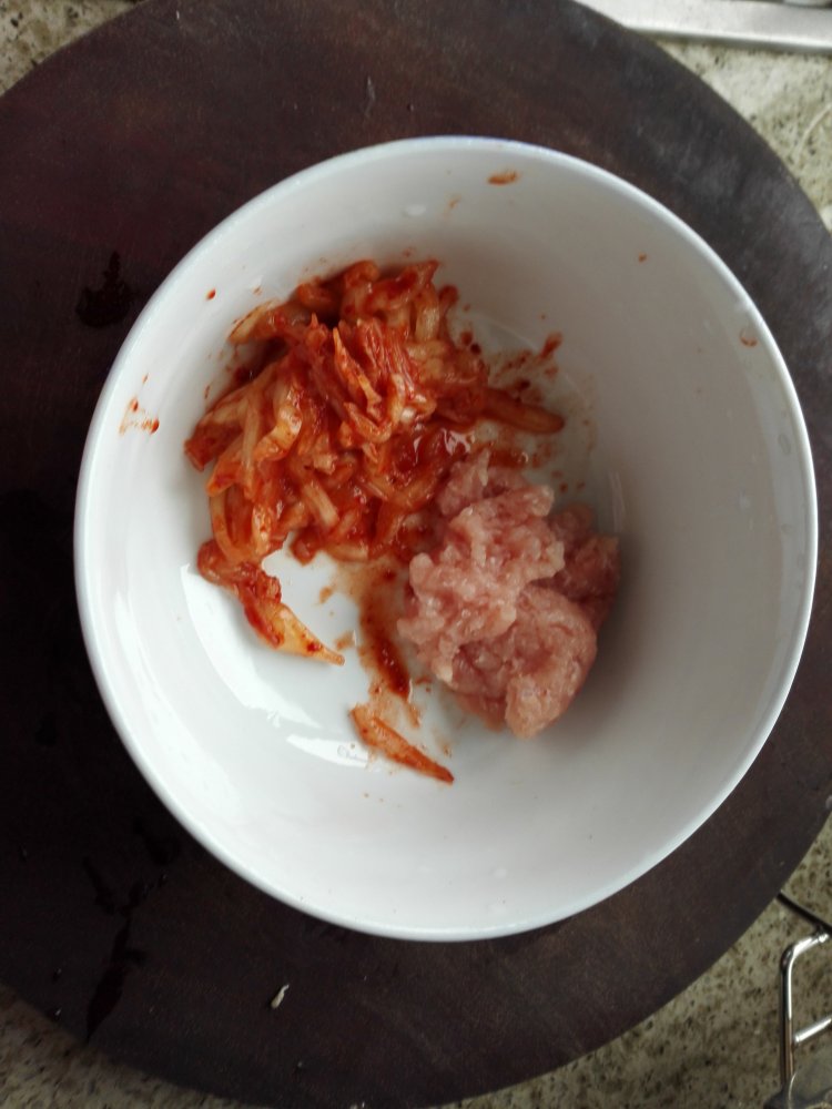 韩式泡菜饼步骤2