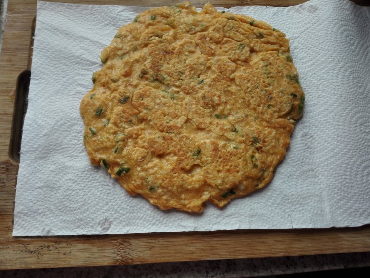 韩式泡菜饼步骤8
