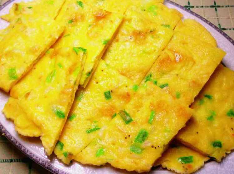葱香鸡蛋饼步骤11