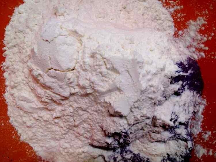 发面紫薯饼步骤2