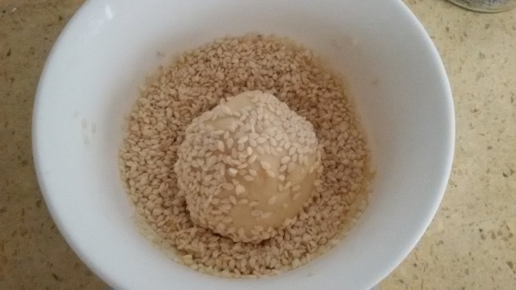 黄金芝麻馅饼步骤7