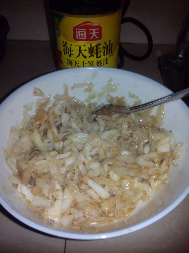 烫面包菜素饼步骤5