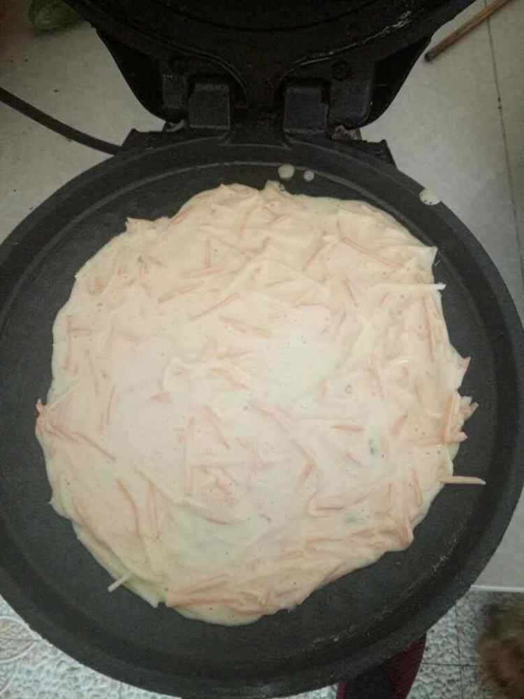 土豆胡萝卜饼步骤7