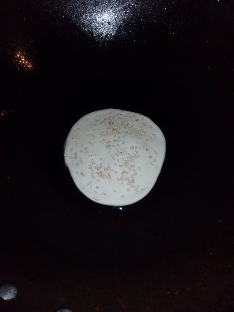 芝麻饼步骤9