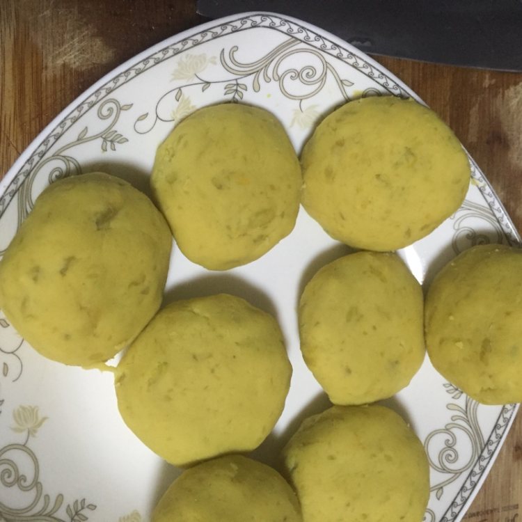 红薯饼步骤6