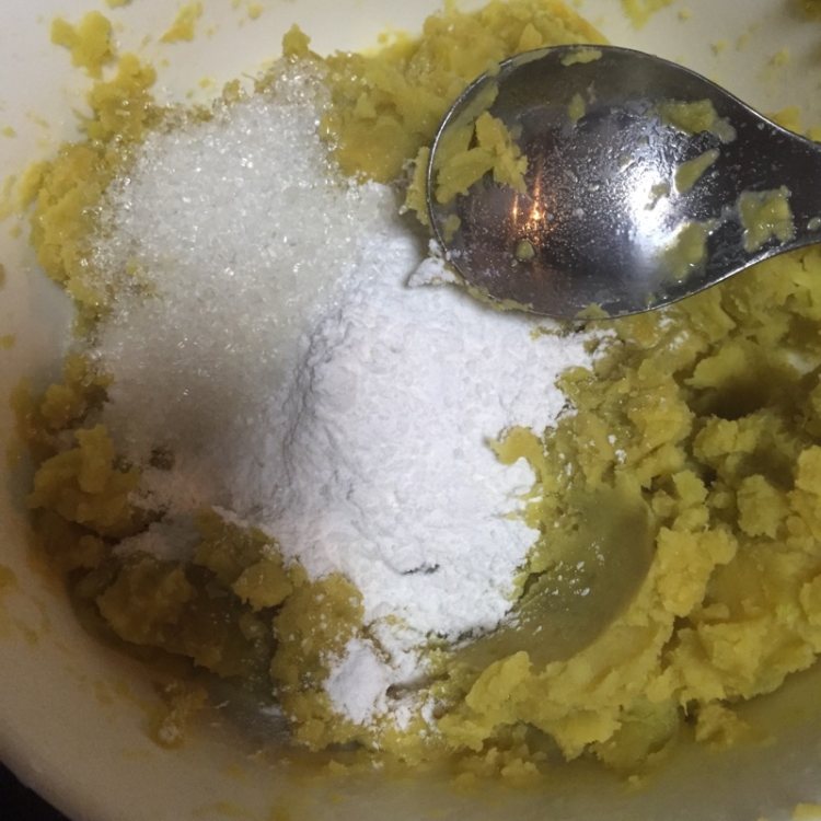红薯饼步骤4