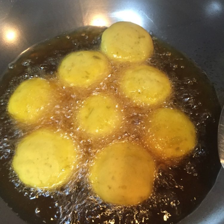 红薯饼步骤7