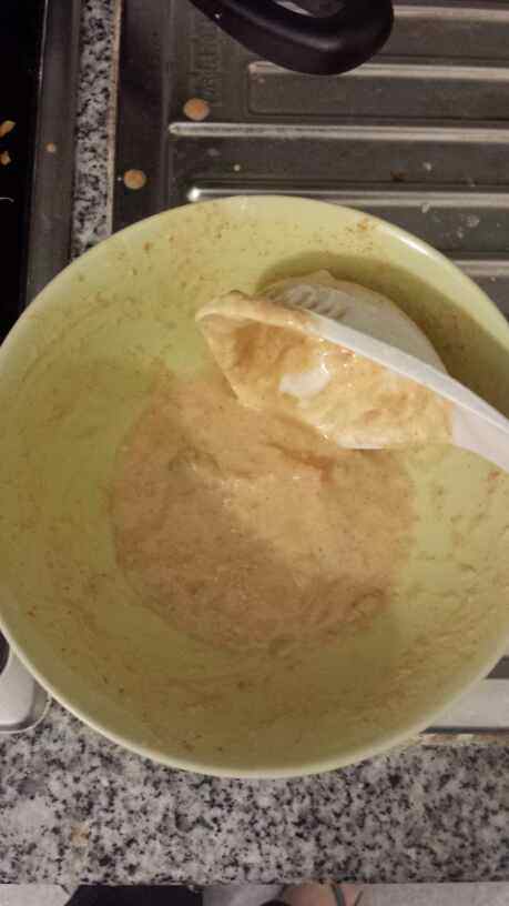 金枪鱼泡菜饼步骤2