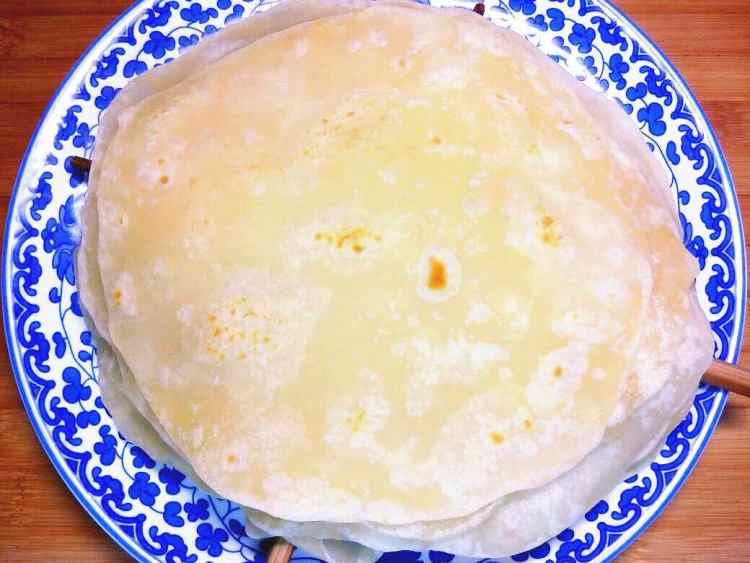 烙春饼步骤8