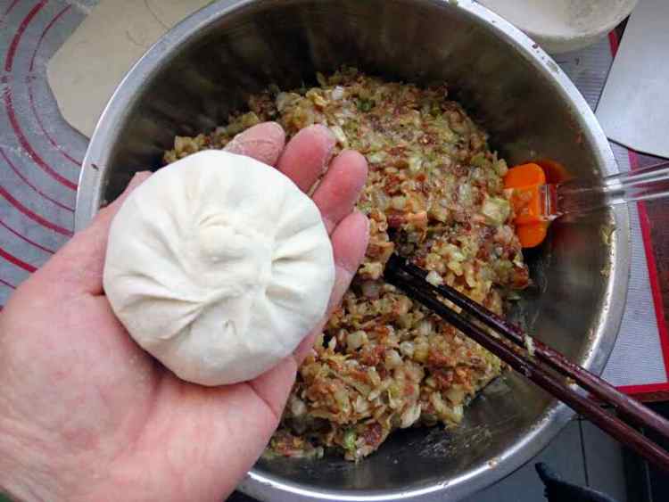 牛肉大白菜馅饼步骤9