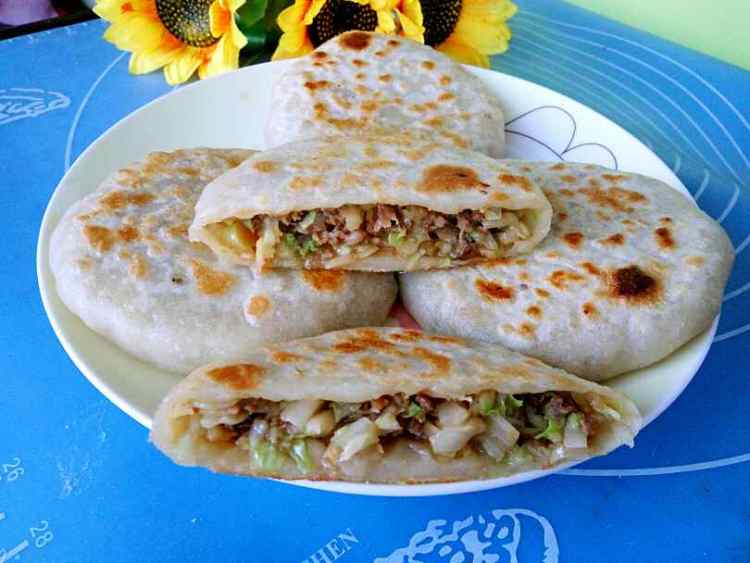 牛肉大白菜馅饼步骤14