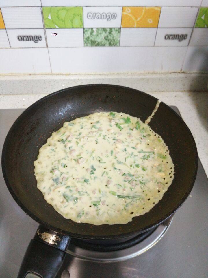芹菜肉末莜面饼步骤5