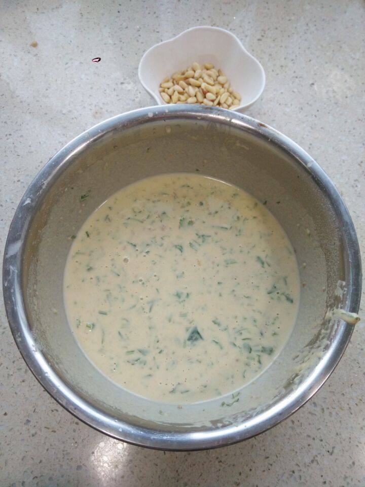 芹菜肉末莜面饼步骤3