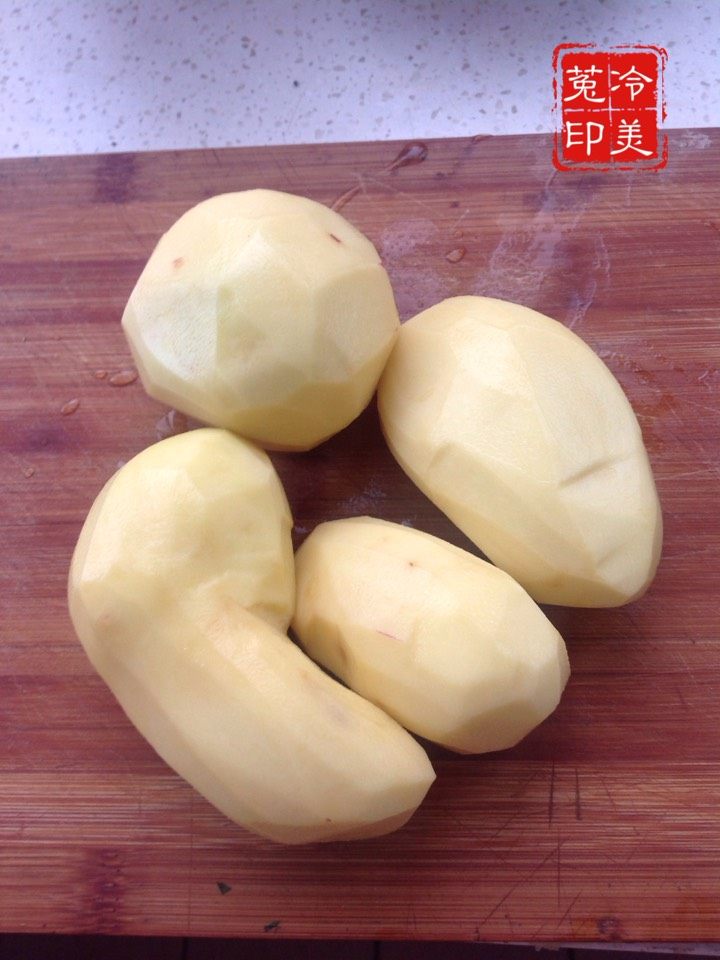 土豆枣泥芝麻饼步骤2