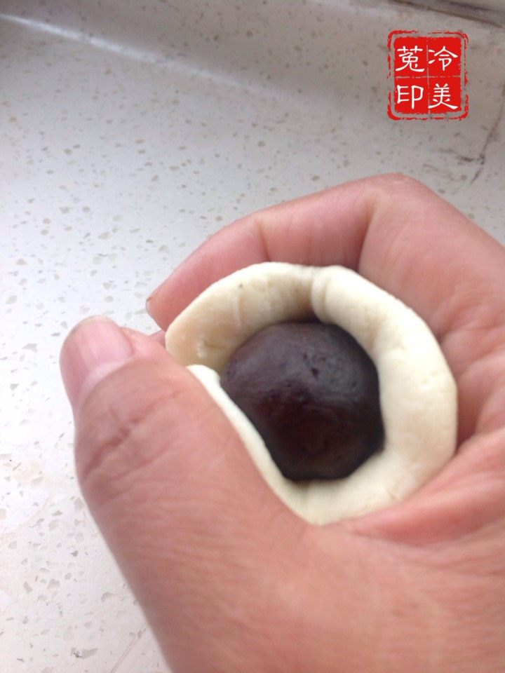 土豆枣泥芝麻饼步骤11