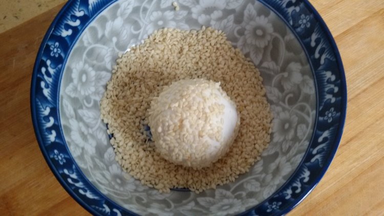 麻香红豆糯米饼步骤5