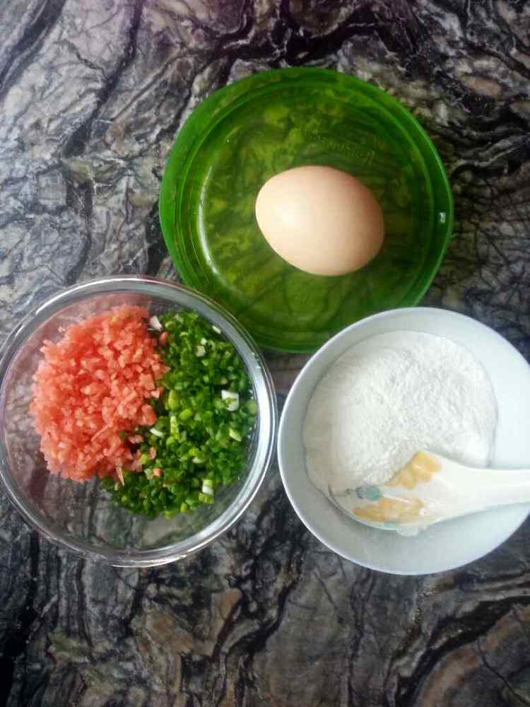 鸡蛋糯米饼步骤1