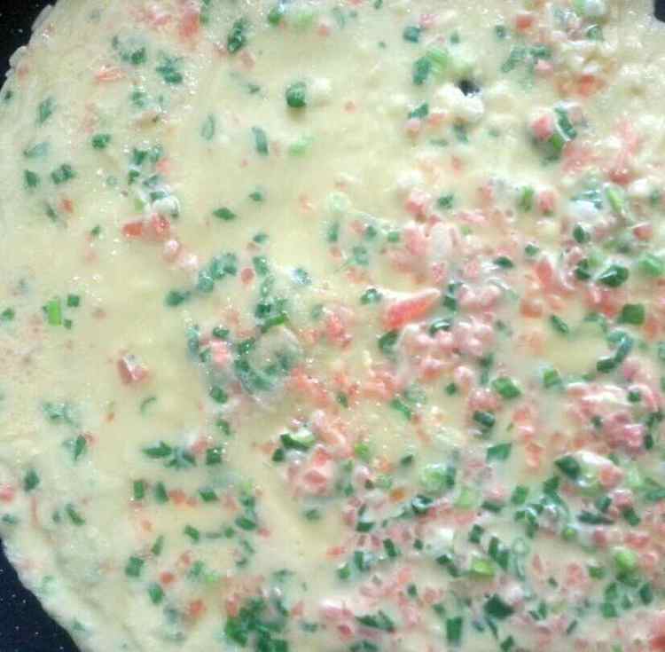 鸡蛋糯米饼步骤7