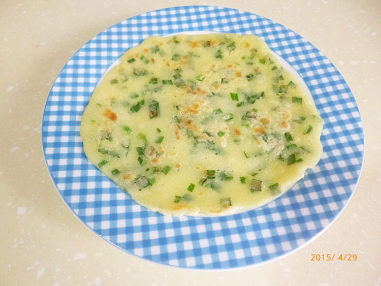 韭菜鸡蛋软饼步骤6