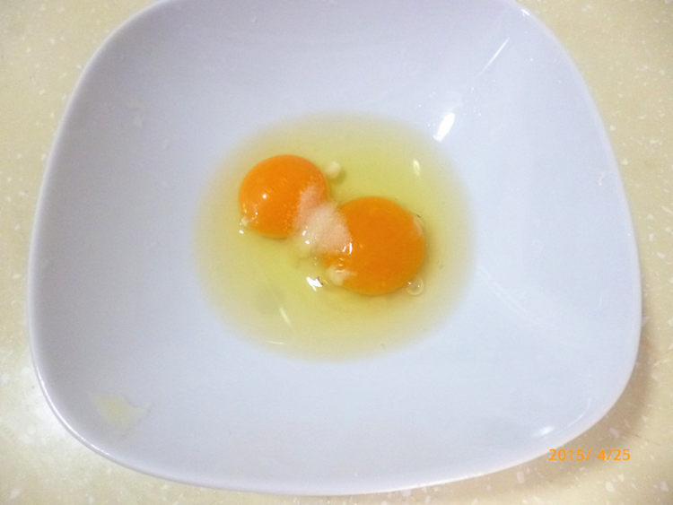 苦菊鸡蛋软饼步骤2