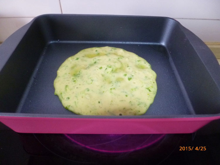 苦菊鸡蛋软饼步骤6
