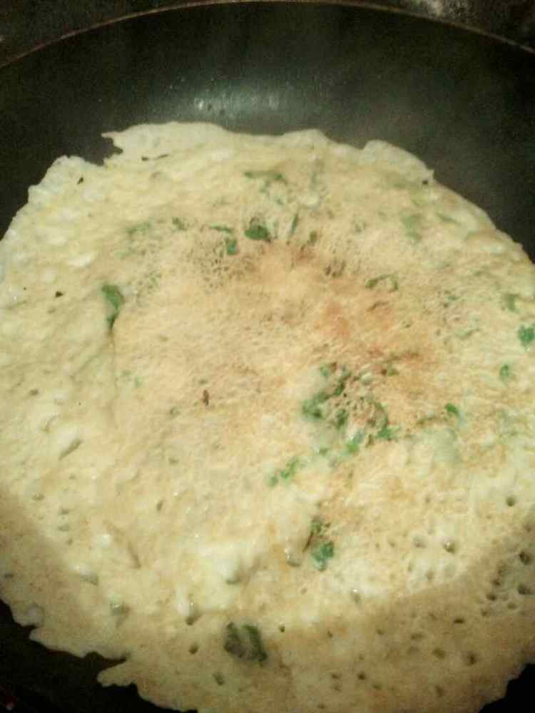 小白菜鸡蛋饼步骤13