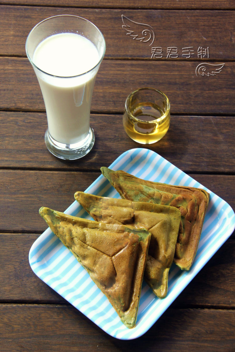 抹茶酸奶蜂蜜蛋饼步骤11