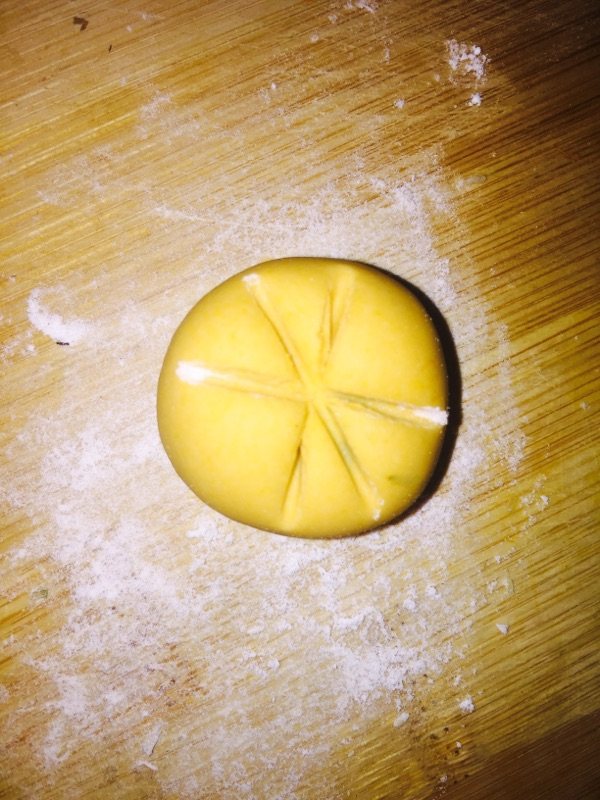 油炸南瓜饼步骤5