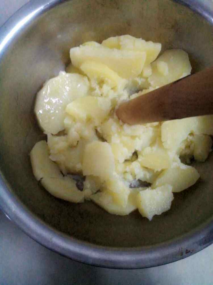 笑脸土豆饼步骤4