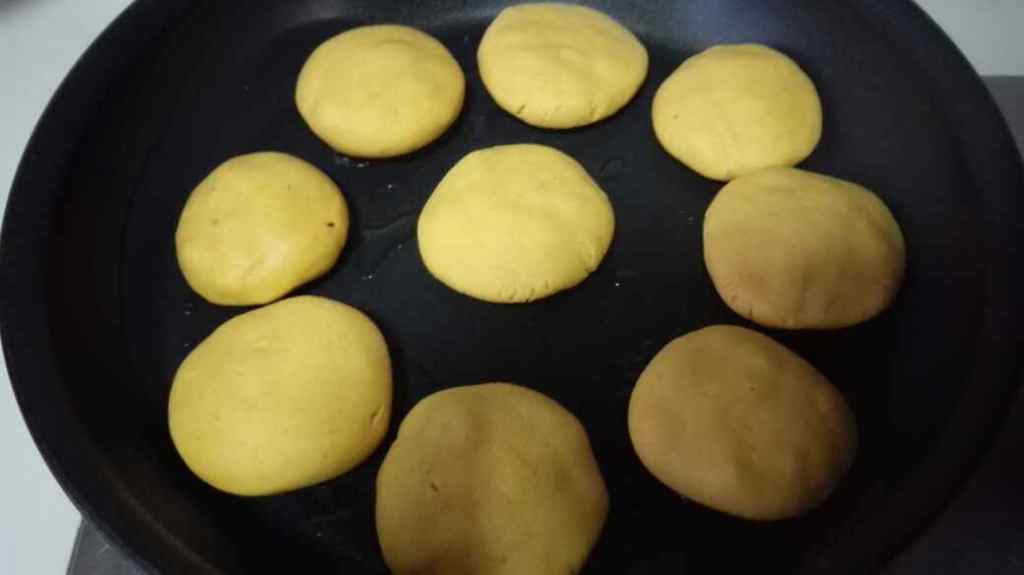 黄米面南瓜饼步骤6