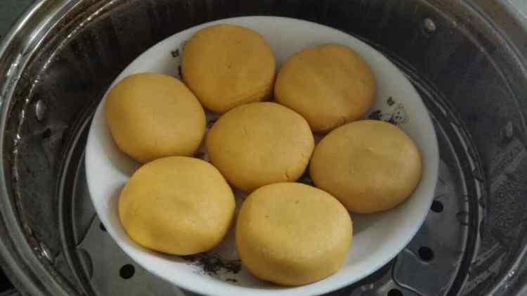 黄米面南瓜饼步骤8