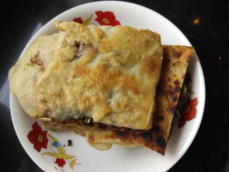 烙牛肉饼步骤8