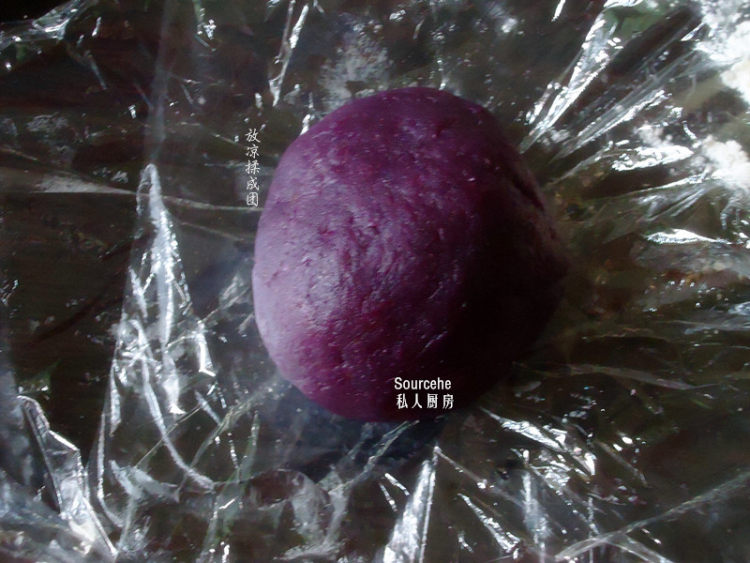 紫薯冰皮月饼步骤3