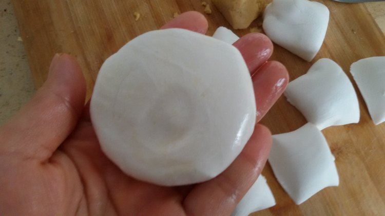 脆香豌豆饼步骤5