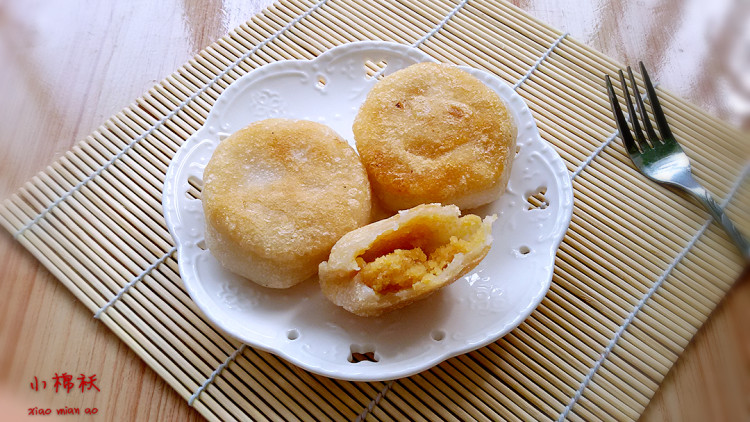 脆香豌豆饼步骤8