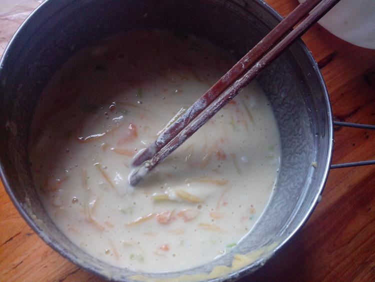 南瓜丝鸡蛋煎饼步骤6