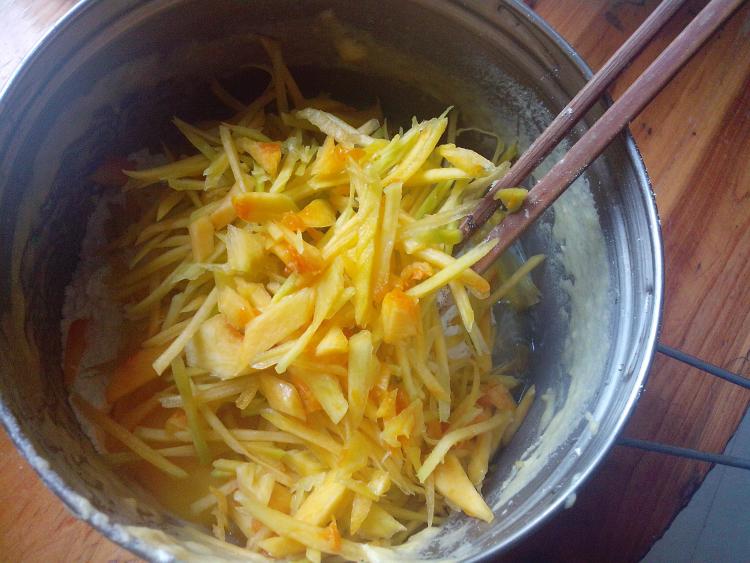 南瓜丝鸡蛋煎饼步骤5