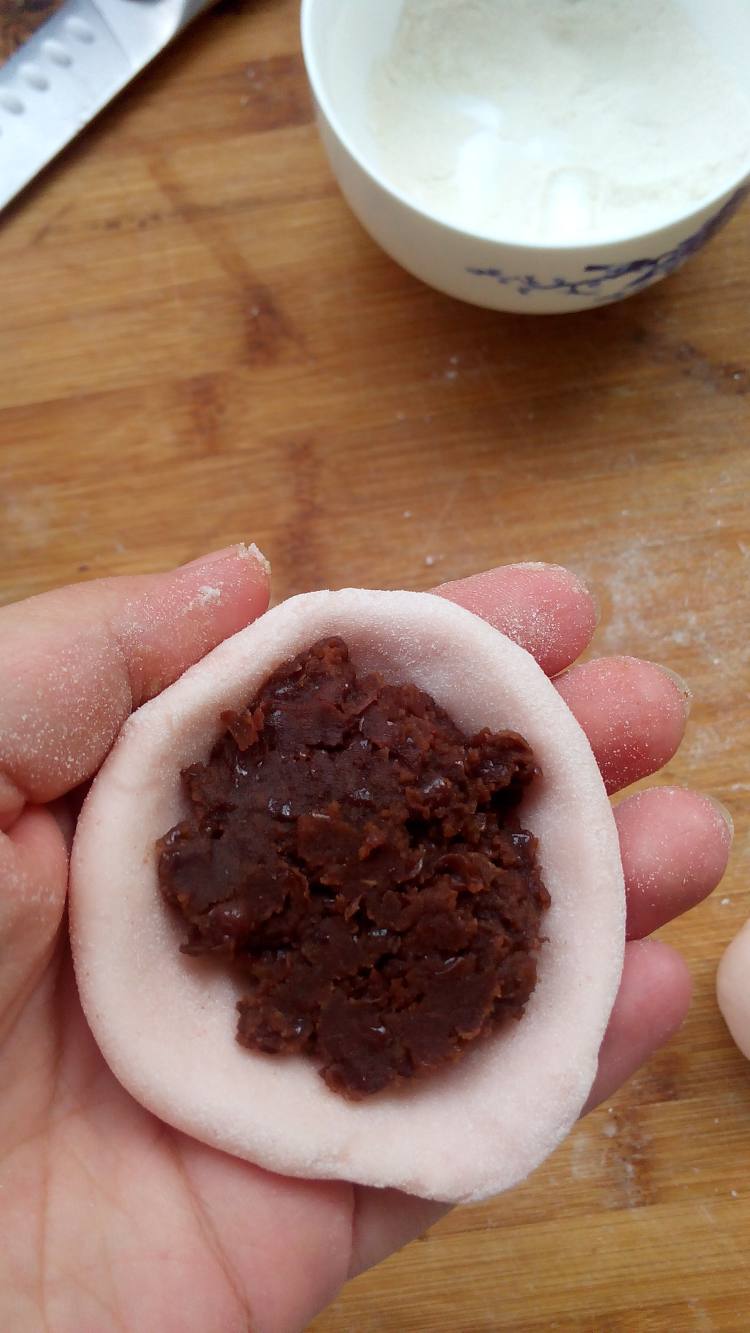 三色冰皮月饼步骤9