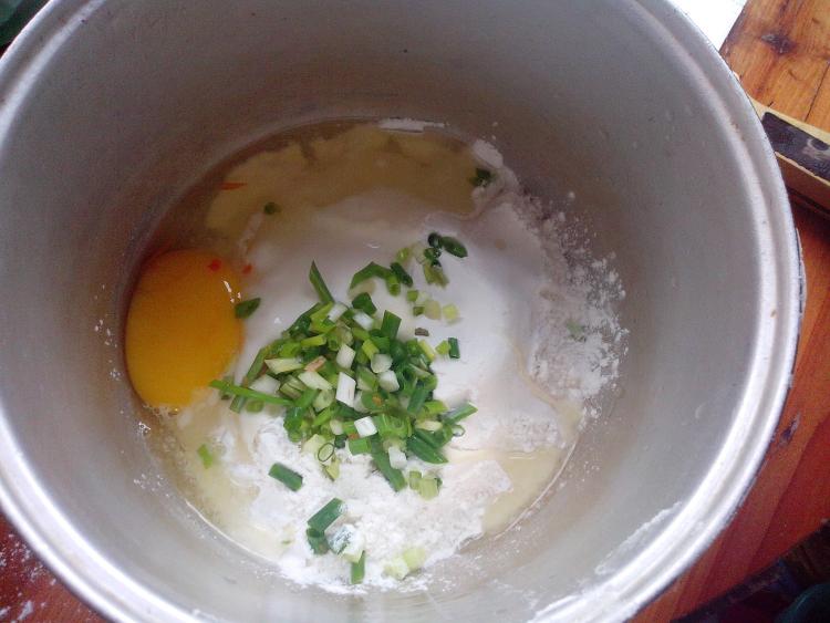秋葵鸡蛋饼步骤4