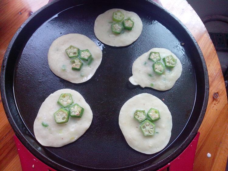 秋葵鸡蛋饼步骤11