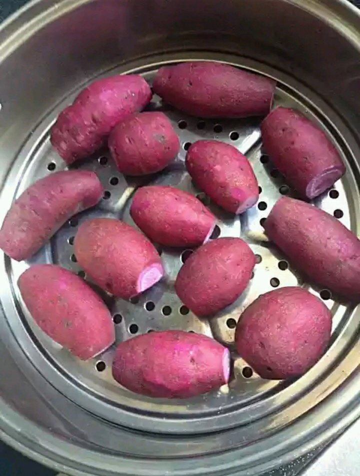 香煎紫薯饼步骤1